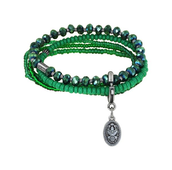 Grün - Petit Glamour d'Afrique Armband von Konplott